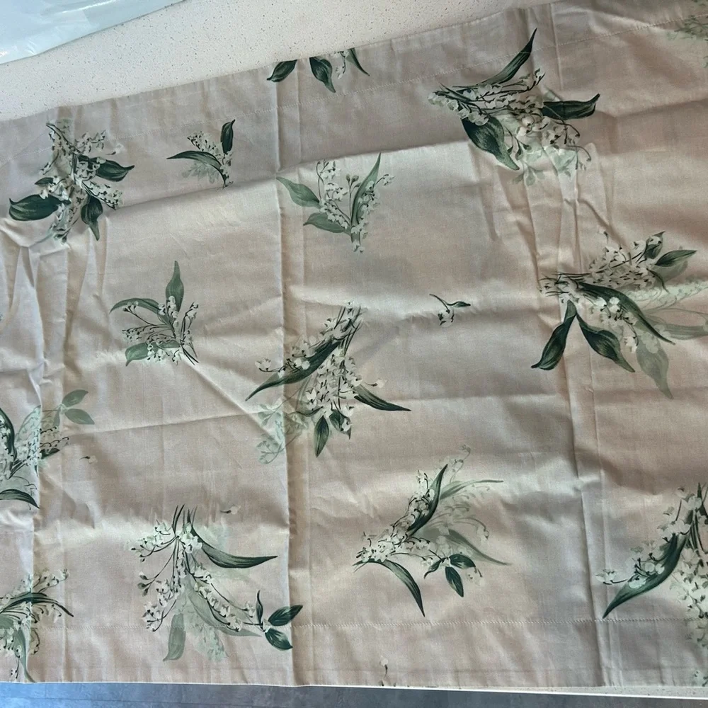 Pottery Barn Monique Lhuillier Lily Of The Valley Cotton Sham King Size 1